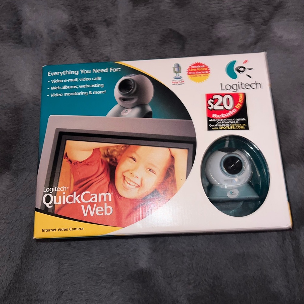 Logitech QuickCam Web - Black and White